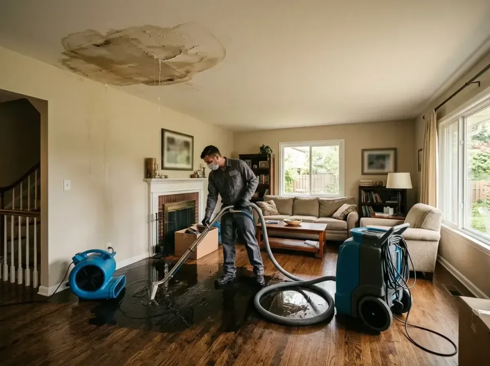 attic-pipe-burst-ceiling-drip-008 — frequently asked questions, Water Damage Restoration & Carpet Care in Baldwin, GA